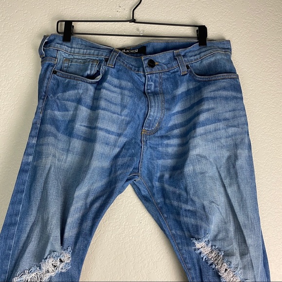 BLKWD True To The Trade Denim Distressed Jeans - Picture 3 of 7